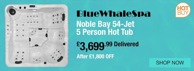 Blue Whale Spa Noble Bay 54-Jet 5 Person Hot Tub