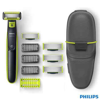 Philips One Blade Face & Body Gift Set with Additional 3x Blade Pack