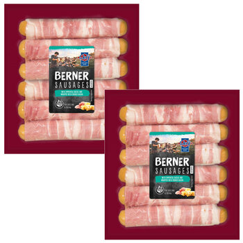 Wolf Berner Sausages, 2 x 500g