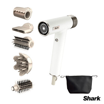Shark SpeedStyle Hair Dryer & RapidGloss Finisher with Storage Bag, HD352UK