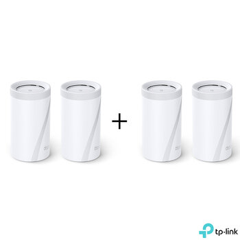 TP-Link Deco BE85 (4-Pack) Tri-Band WiFi 7 Mesh System, 19Gbps, BE19000