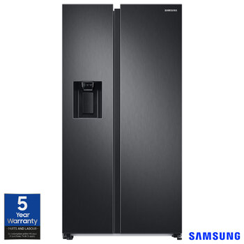 Samsung Series 7 RS68CG883DB1EU Side by Side Fridge Freezer, D Rated in Black