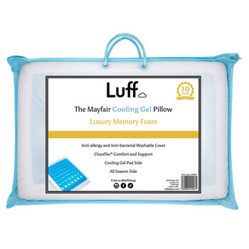 Luff Mayfair Cooling Gel Memory Foam Pillow