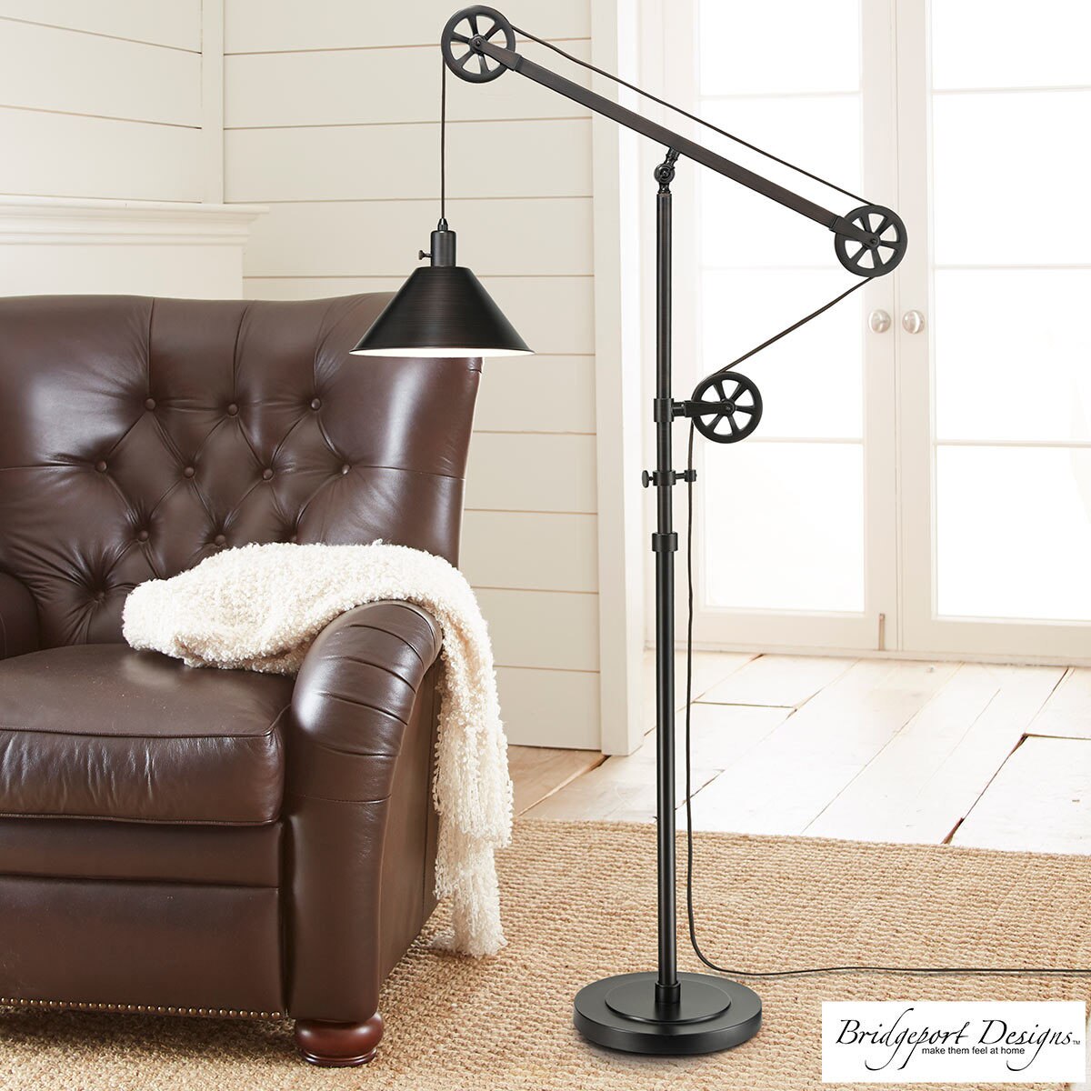 Bridgeport Designs Pulley Floor Lamp Costco Uk