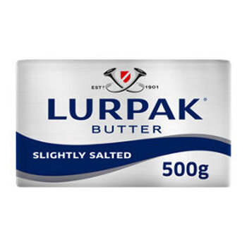 Lurpak Slightly Salted Butter, 500g