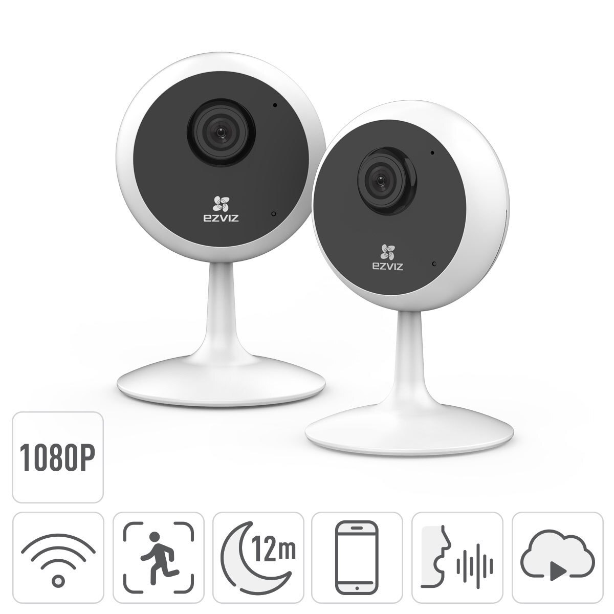 Ezviz Full Hd Indoor Cam Twin Pack Costco Uk