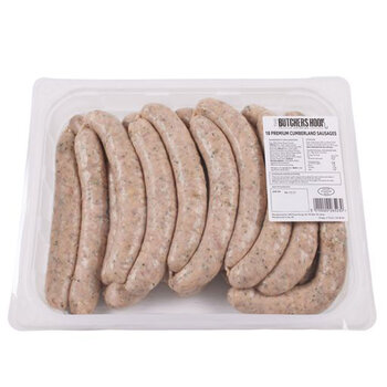 Butchers Hook Premium Cumberland Sausages, 18 Pack (2.178kg)