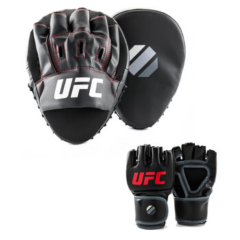 UFC MMA 5oz Sparring Gloves and UFC Punch Mitts in 2 Sizes