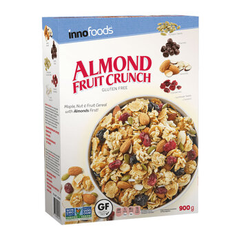 Innofoods Almond Fruit Crunch Cereal, 900g