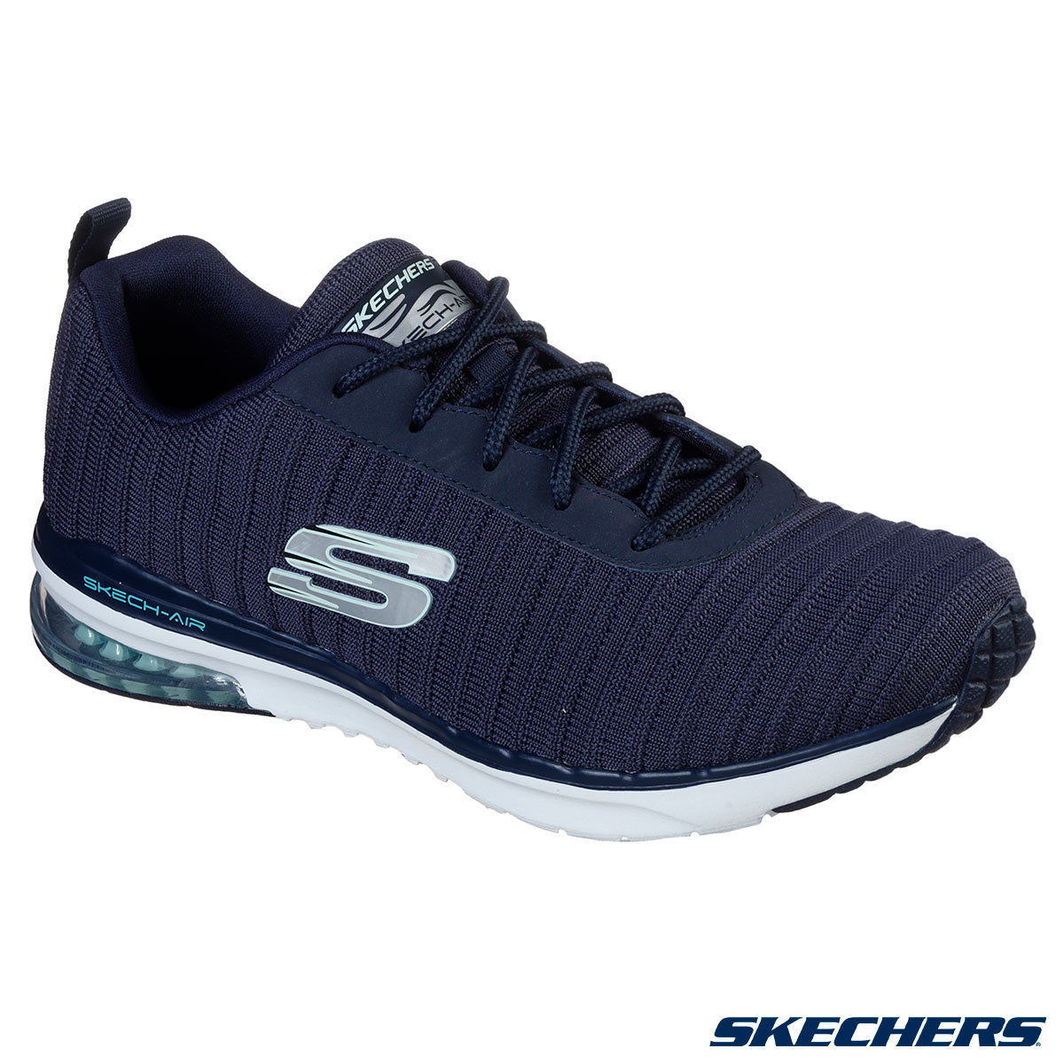 skechers navy blue shoes