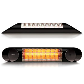 Veito Blade Mini Indoor And Outdoor Carbon Infrared Heater - Black