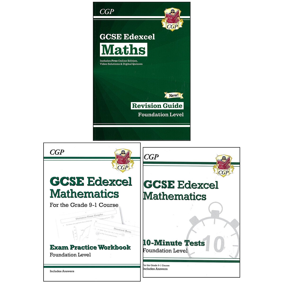 GCSE Maths Edexcel Revision Guide: Foundation – Grade 9-1 Course – CGP Books – Paperback