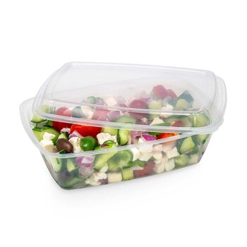 Cafe Express Plastic Containers & Lids, 30 Pack