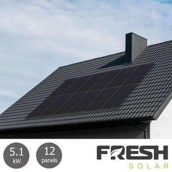 Fresh Electrical 5.16kW Solar PV System [12 Panels] - Fully Installed