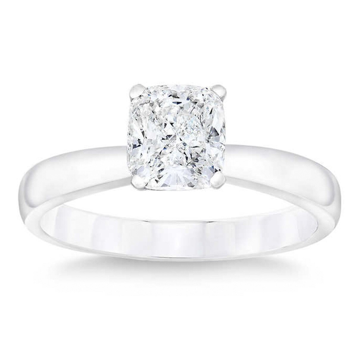 1 0ct Cushion Cut Diamond Ring Platinum Costco Uk