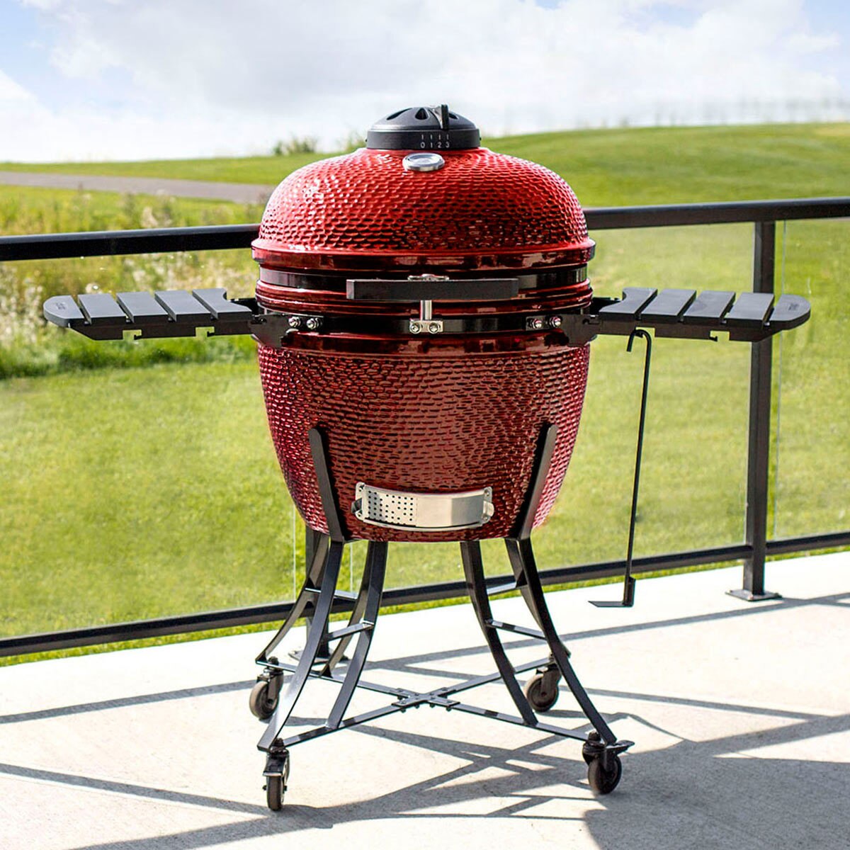 Louisiana Grills 24 60 Cm Ceramic Do Charcoal Barbecue In 2 Colours Costco Uk