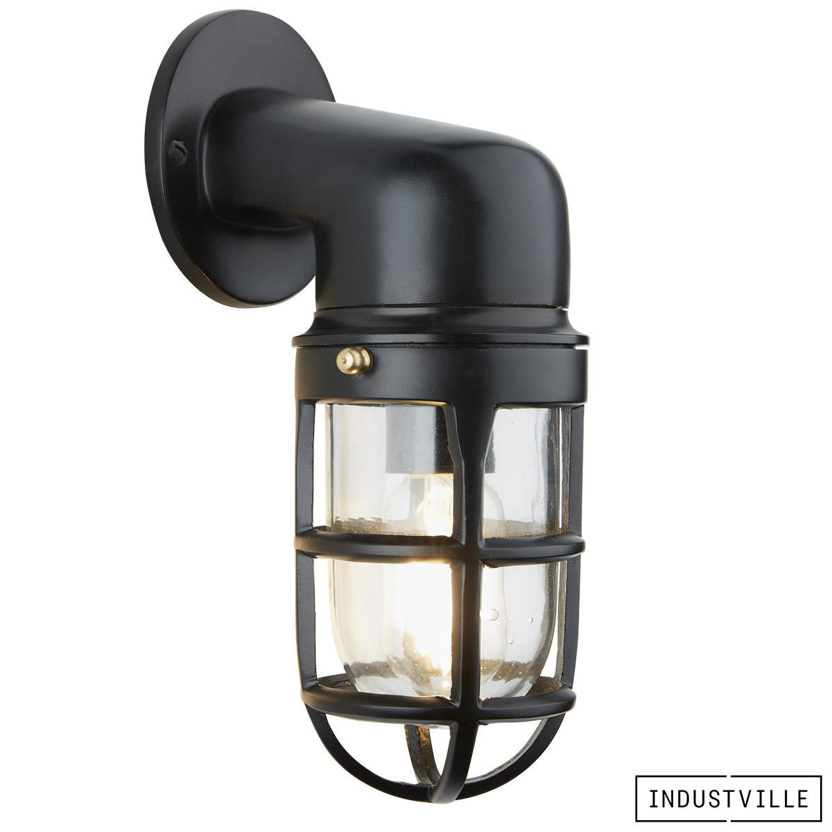 Industville Bulkhead 12 Outdoor And Bathroom Sconce Wall Light In 2 Colours Costco Uk