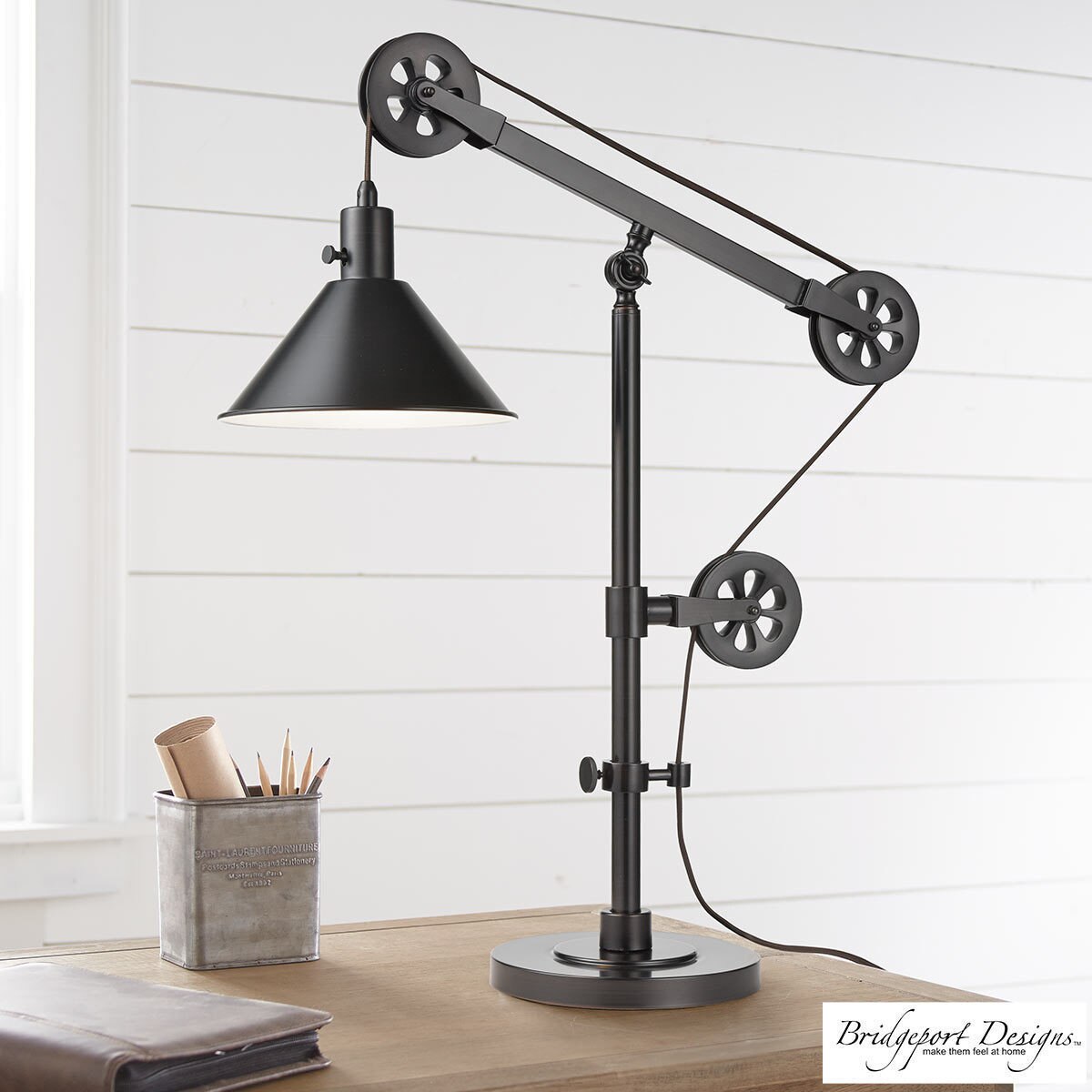 Bridgeport Designs Pulley Table Lamp Costco Uk
