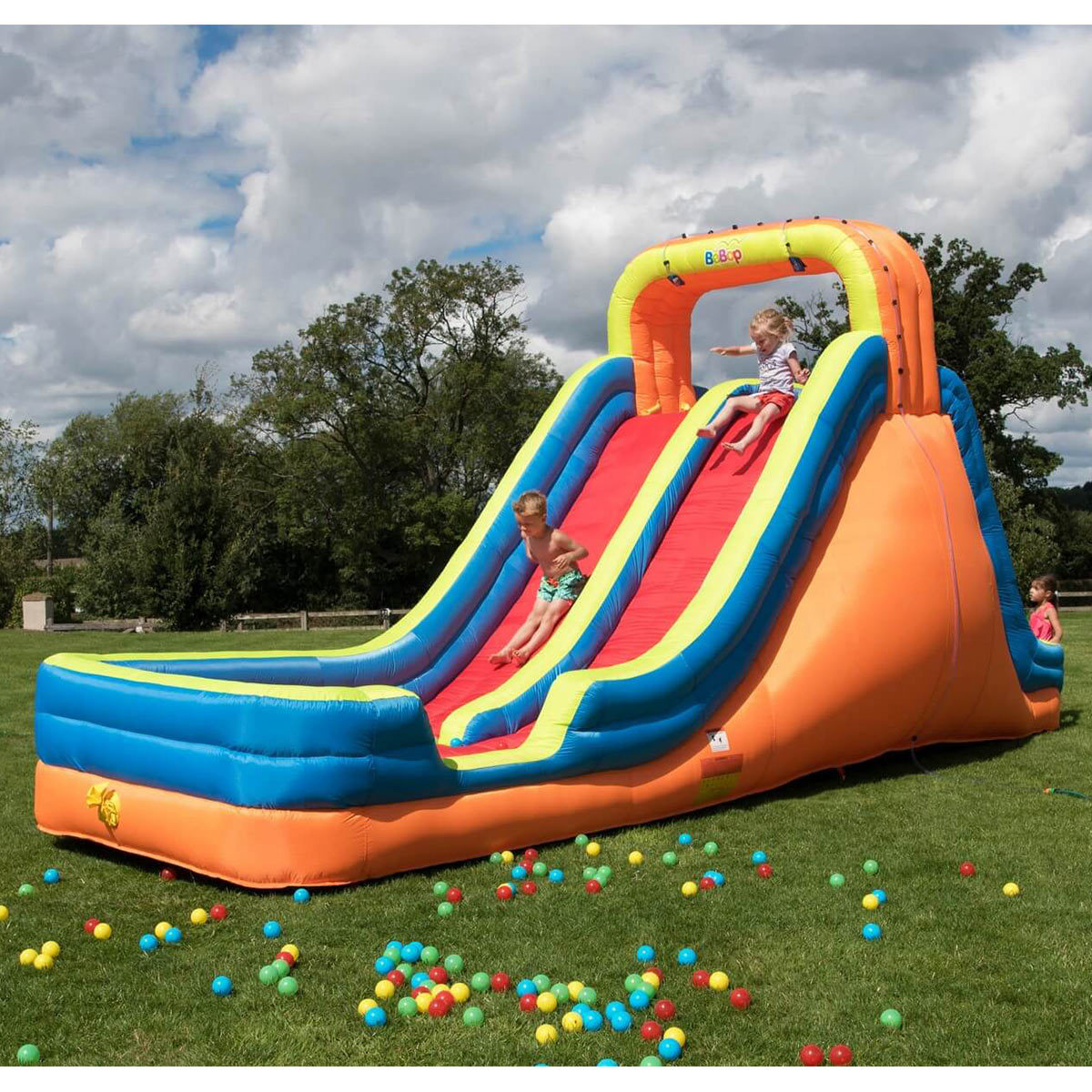 Bebop 8 In 1 Large Inflatable Kids Bouncy Castle Big Water Slide