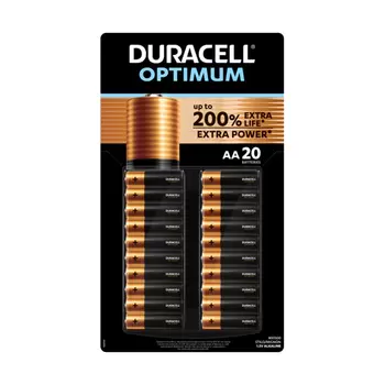 Duracell Optimum AA Batteries - 20 Pack
