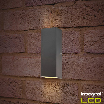Integral Pablo Outdoor Wall Light Pack of 2