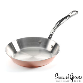 Samuel Groves Copper Induction Fry Pan, 20cm