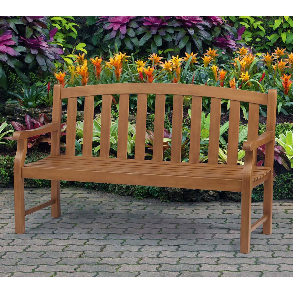 Brian 3 Seater Eucalyptus Wooden Bench Costco Uk