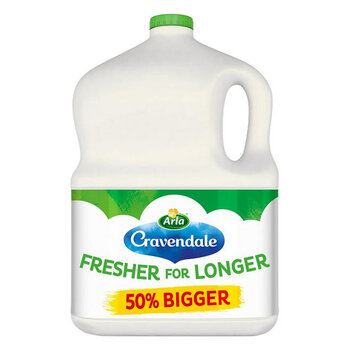Cravendale Fresh Semi Skimmed Microfiltered Milk, 3L