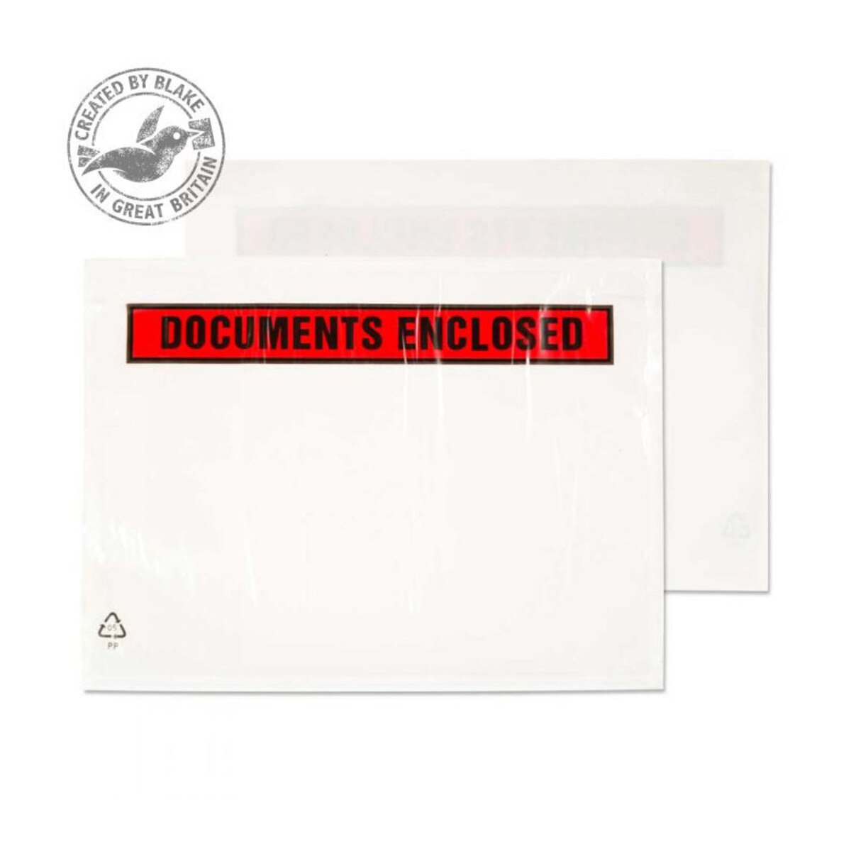 200 x A7 Printed Document Enclosed Envelopes Wallets