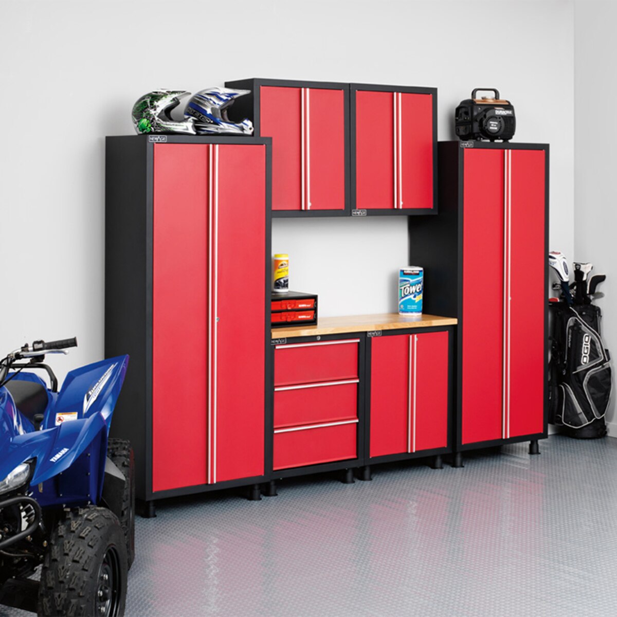 Newage Bold Series 24 Gauge Steel 7 Piece Cabinet Set Costco Uk