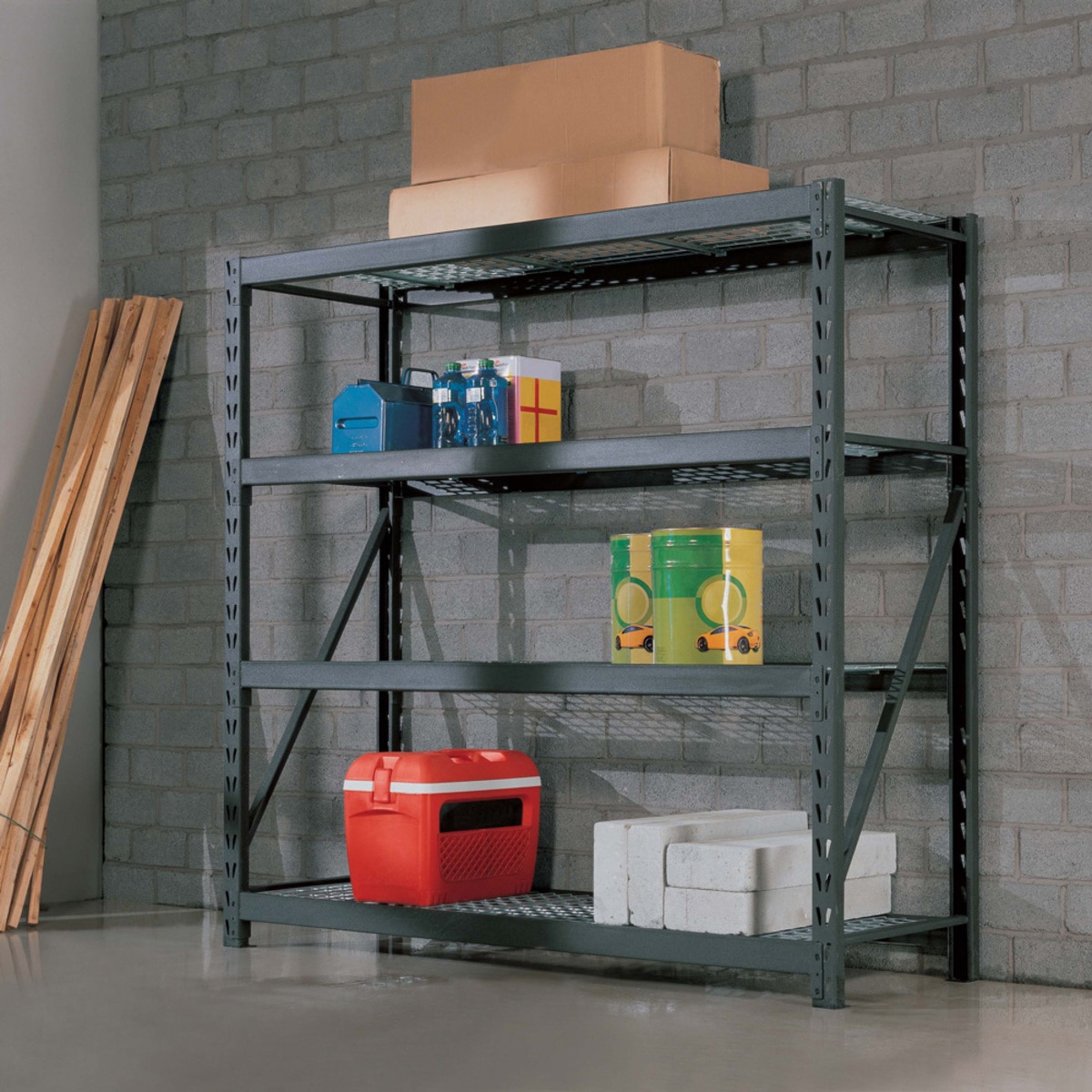 Whalen 4 Tier 77 195cm Storage Rack Costco Uk