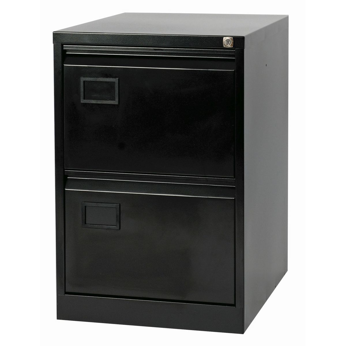 Jemini 2 Drawer Black Lockable Filing Cabinet Costco Uk