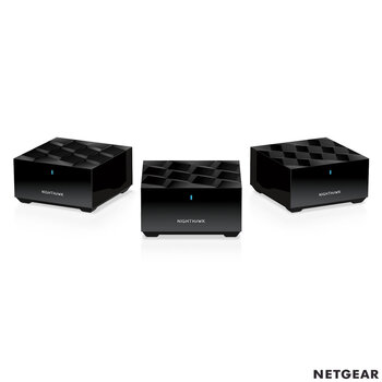 Netgear Nighthawk MK73S Dual-Band WiFi 6 Mesh System, 3Gbps, Router and 2 Satellites MK73S-100EUS