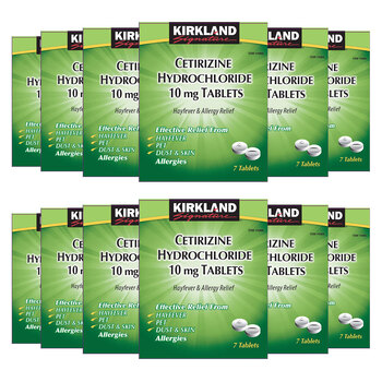 Kirkland Signature Hayfever & Allergy Relief, 12 x 7 Pack
