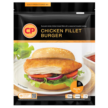 CP Foods Chicken Fillet Burger, 1.7kg