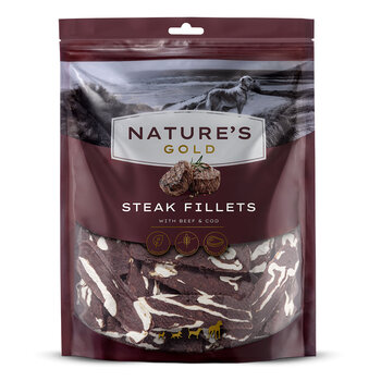 Nature's Gold Steak Fillets With Beef & Cod, 1.2kg
