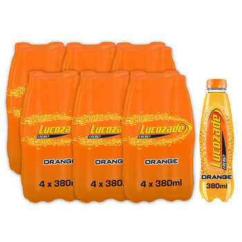 Lucozade Energy Orange, 6 x 4 x 380ml