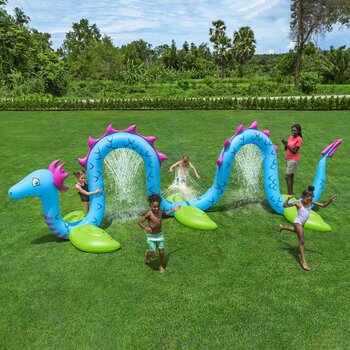 H20GO! 20ft (6.1m) Giant Sea Serpent Kids Inflatable Sprinkler (2+ Years)