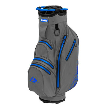 Longridge Elements Waterproof Golf Cart Bag in Grey and Blue