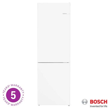 Bosch KGN362WDFG Series 4 Fridge Freezer, D Rated in White
