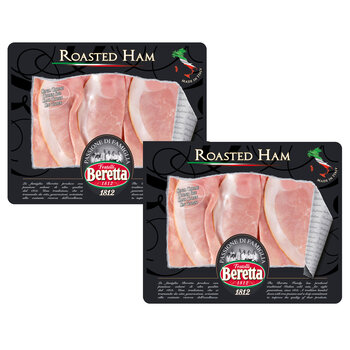Beretta Sliced Roasted Ham, 2 x 150g