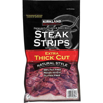 Kirkland Signature Extra Thick Cut Steak Strips, 300g