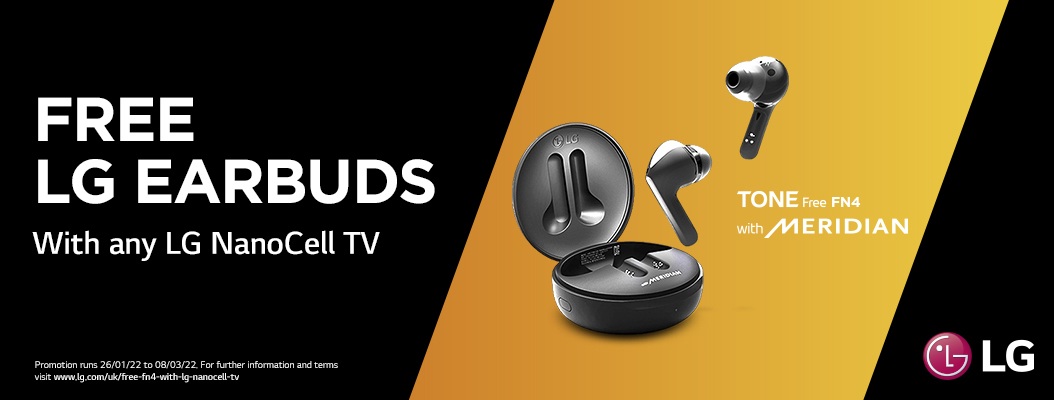Free LG Earbuds with any LG Nanocell TV