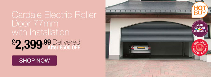 Cardale Electric Roller Door with Installation