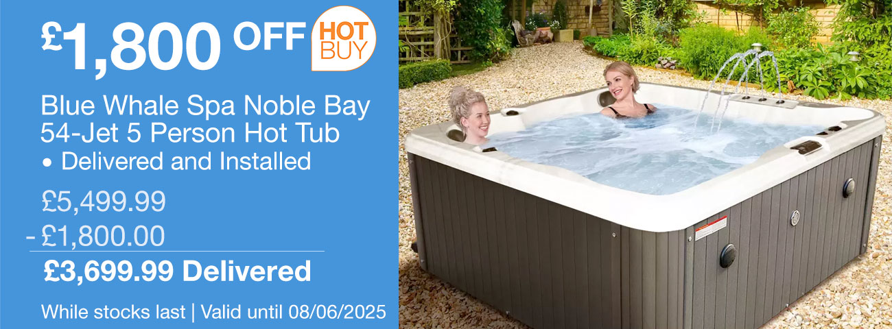 Blue Whale Spa Noble Bay 54-Jet 5 Person Hot Tub