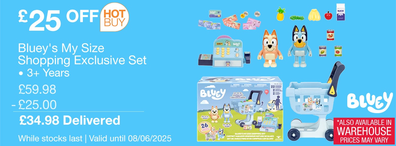 blueys my size shopping exclusive set