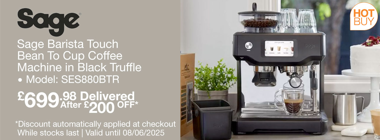 sage barista touch bean to cup coffee machine