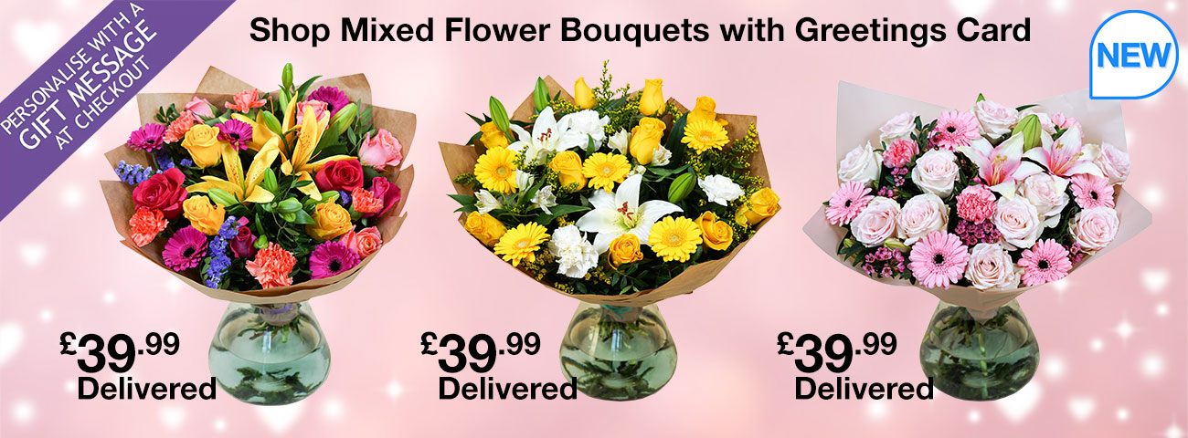 mixed flower bouquets