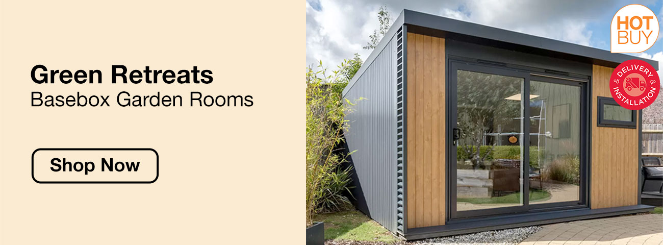 installed green retreats basebox garden room