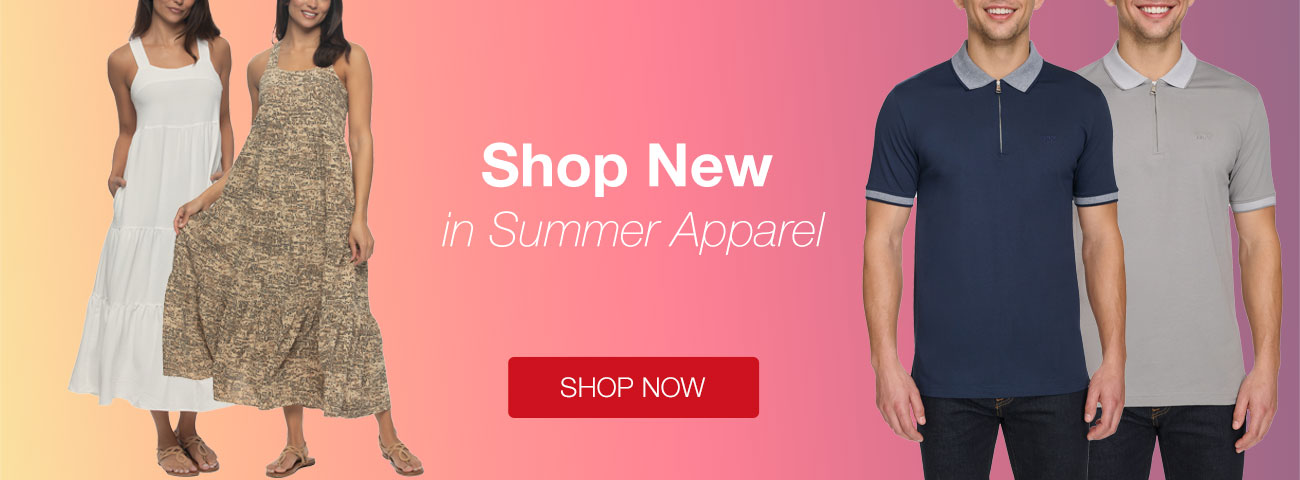 Shop New in Summer Apparel